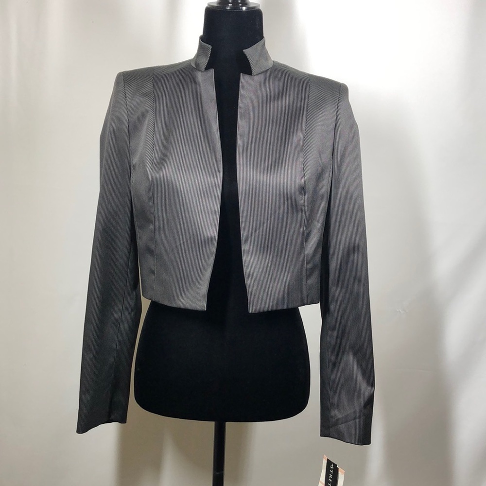 Anne Klein jacket for suit color gray no buttons